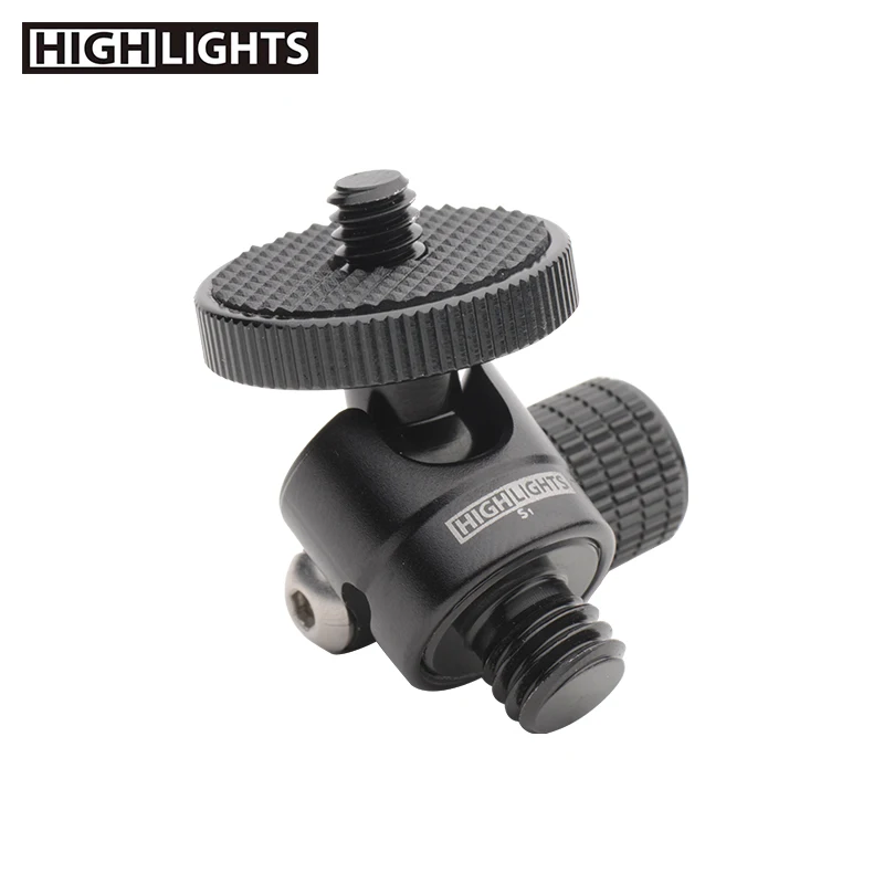 New Trend Product Mini Max Load 1.5 KG Black Aluminum Tripod Monopod Ball Head