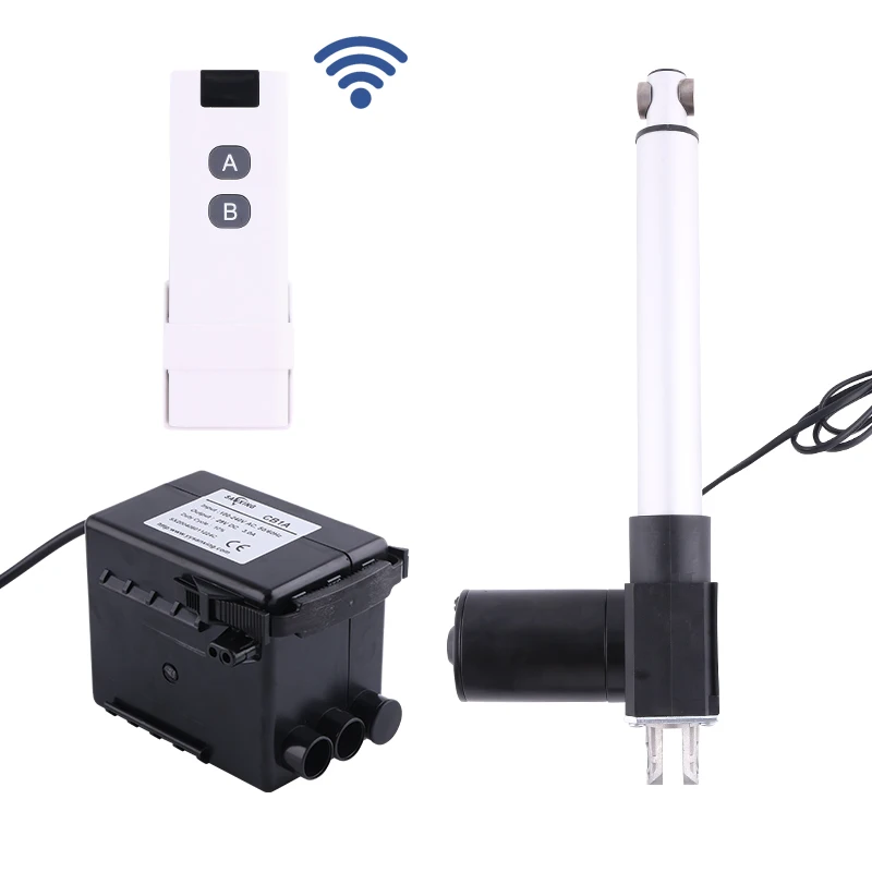 Лидер продаж, Заводская поставка, высококачественный водонепроницаемый промышленный 12 В/24 В, подъемный линейный привод с беспроводным пультом дистанционного управления