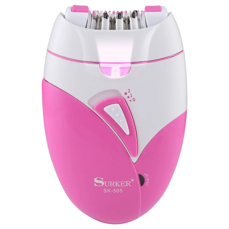 SURKER Portable Epilator USB Rechargeable Epilator with Light Smart Electric Epilator