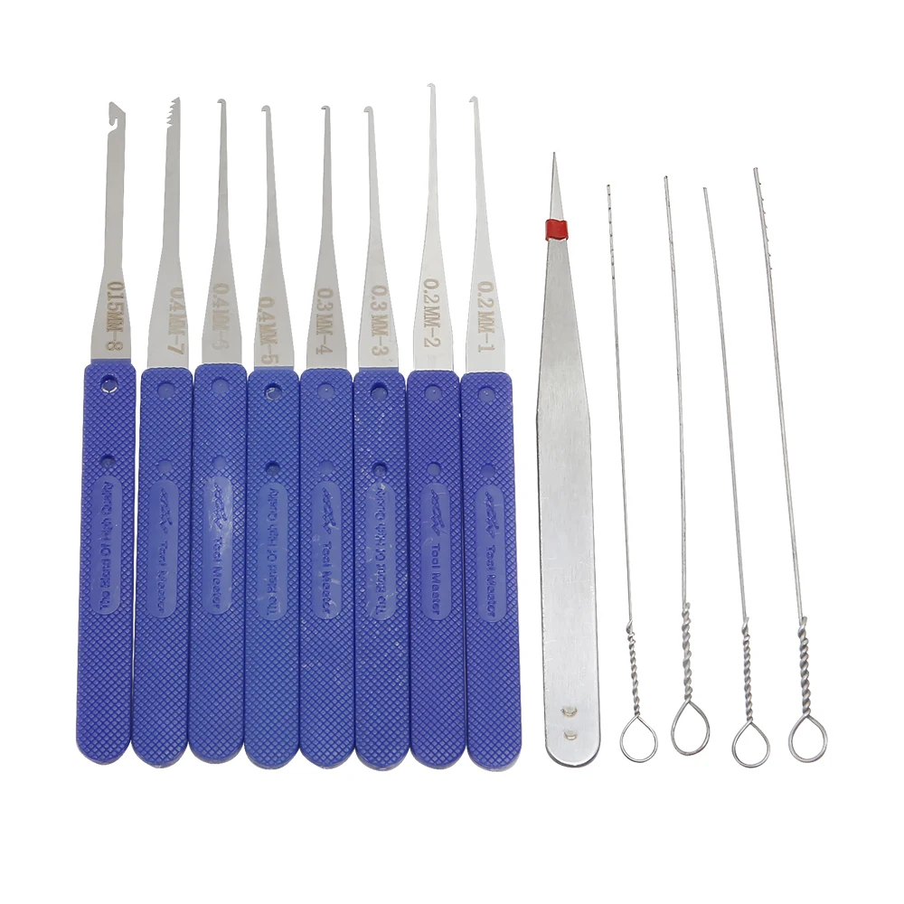 Original Hook Tool Set for 21 Pieces Hook Set Locksmith Supplies Hardware Tools Multi-Function With Box