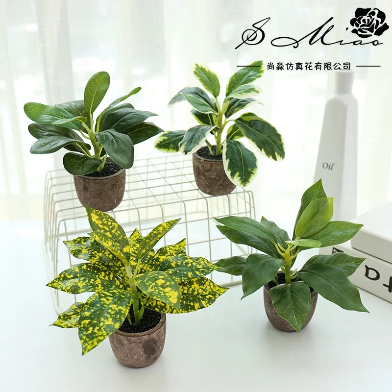 Decorative Plastic Bonsai Artificial Bonsai Mini Plant for Home Decoration