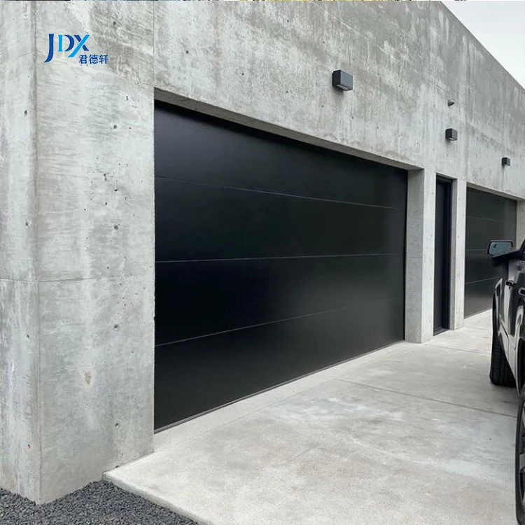 North American Double Steel Sectional Overhead Two Car Garage Gate