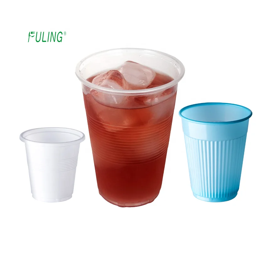 Vasos De Plstico Desechables Cup White Transparent Drink Water Pp Plastic 2.5oz Disposable Coffee Water Milk Beverage Ice Cream