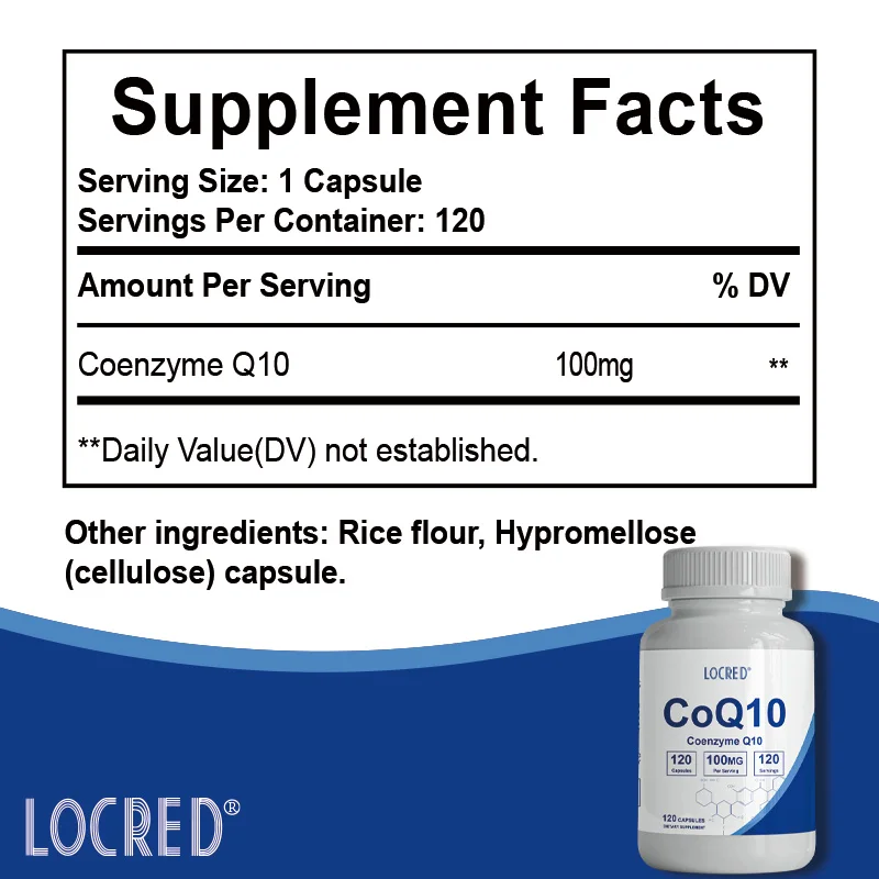 Wholesale OEM OBM Factory CoQ 10 Capsules Unflavored Coenzyme Q10 Dietary Supplement for hard capsule adult
