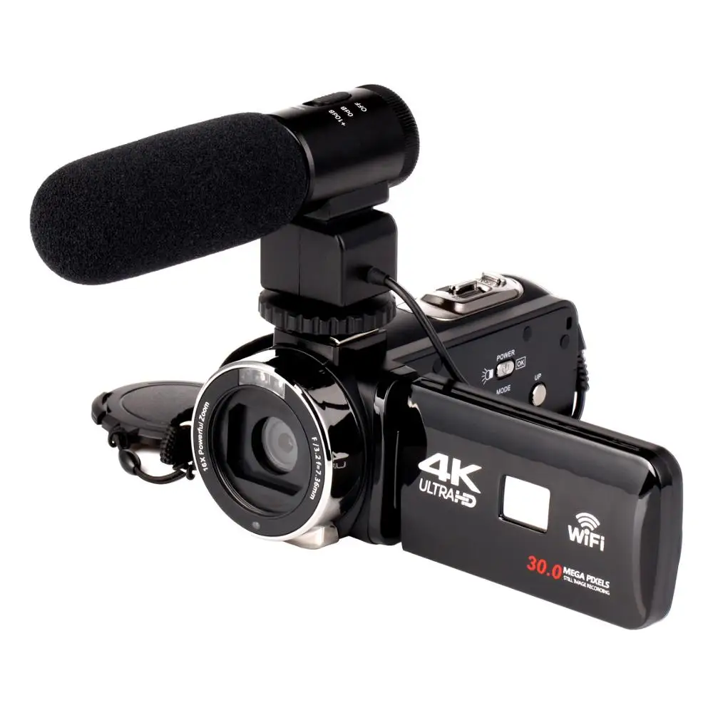  2021 Дешевая Видеокамера видеокамера HD 1080P 30 кадров в секунду 24 МП 3 0 дюймовый IPS экран цифровая камера для YouTube записывающее