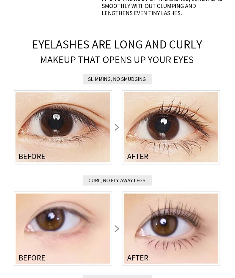 Ochain New Design False Eyelash Effect Double Sided Eye Lashes Mascara