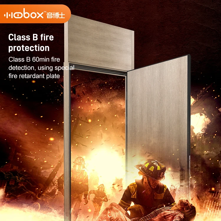 Source factory customizable modern interior swing white water proof solid wood soundproof door for home hotel apartment