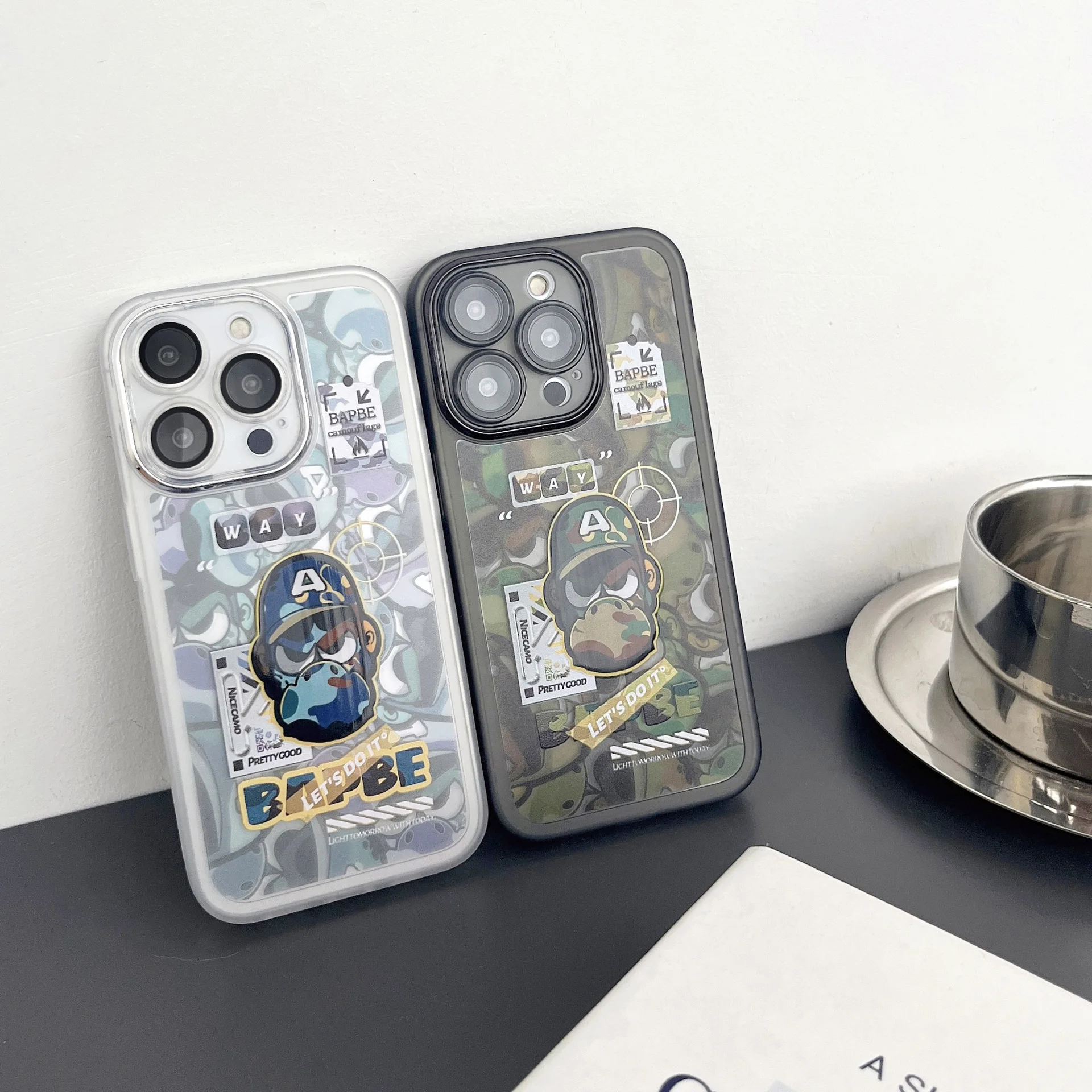 2023 New Glamorous Eye High Transparency Lens Film astronaut doberman phone case for iphone Xr Xs 11 12 13 14 Pro Max Cell Cover