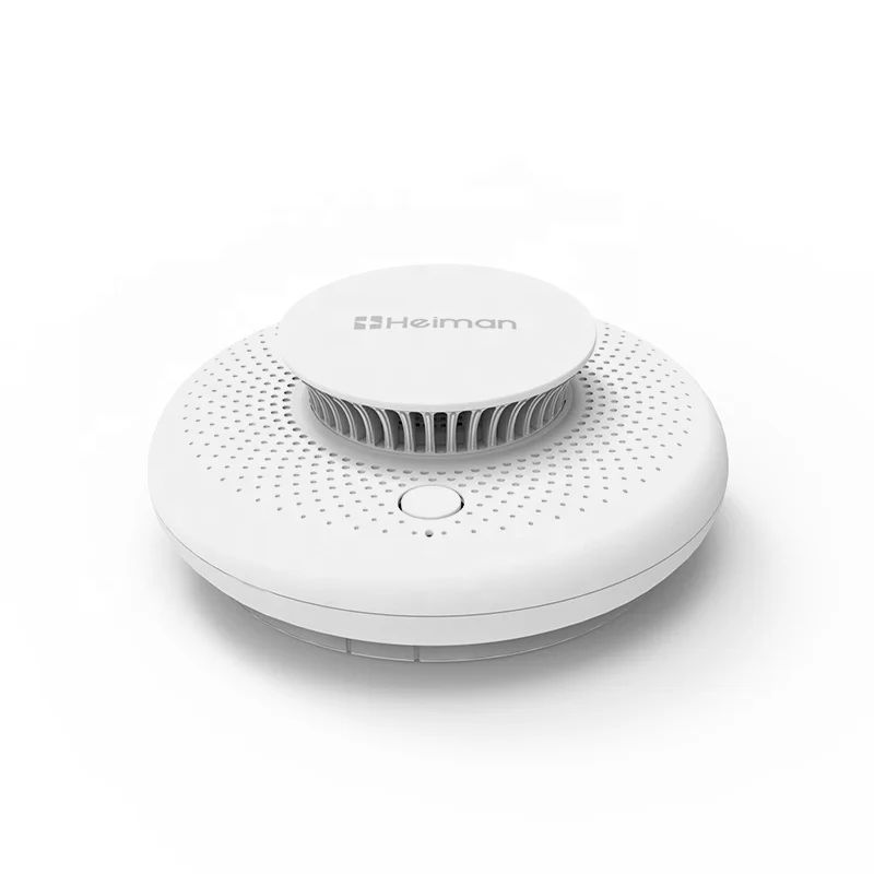 Smart home appliances energy storage smoke alarm 4 wired conventional fire smoke detector