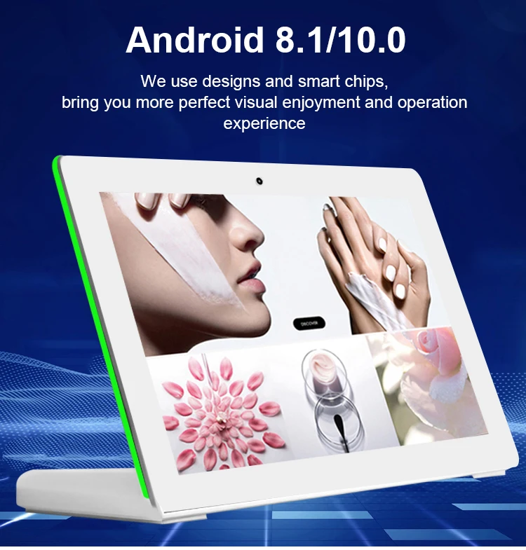 OEM L shape 10.1 inch LED light capacitive touch screen customer feedback Ordering RJ45 POS Tablet pc