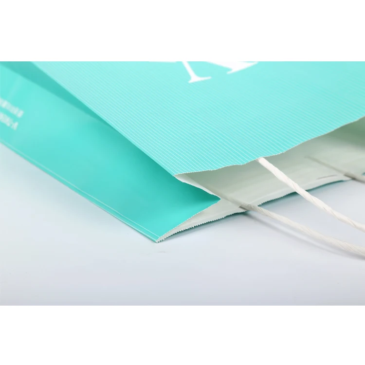 Competitive Price Biodegradable Firm Bottom Durable Paper Bag Garment Craft Paper Bag With Handle