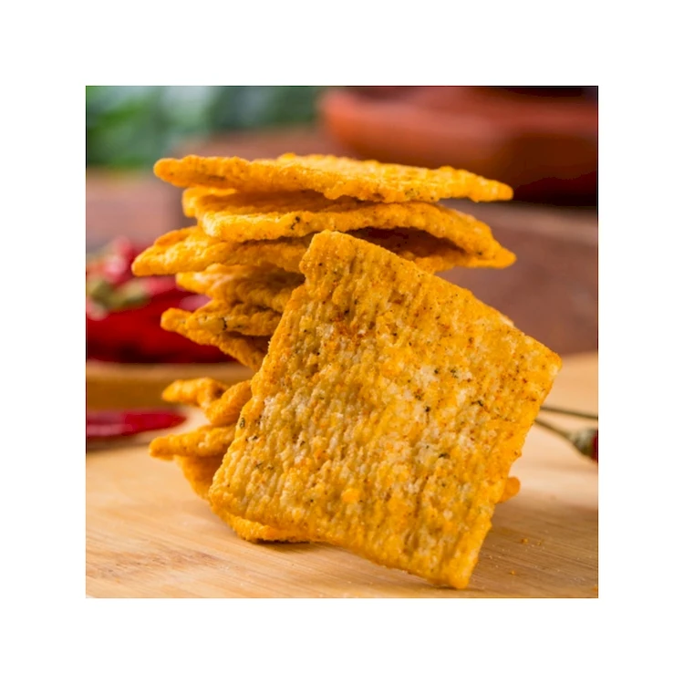Хит продаж, здоровая закуска, повседневные чипсы, хрустящие закуски из мятой пищи