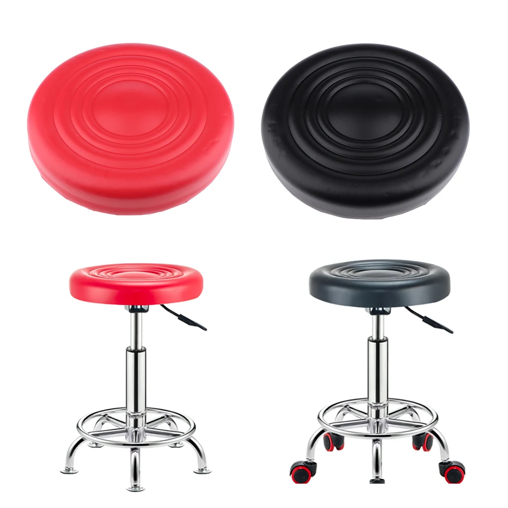 Details about   Round Stool Slipcover Washable Chair Cover Round Chair Bar Barbershop Seat 