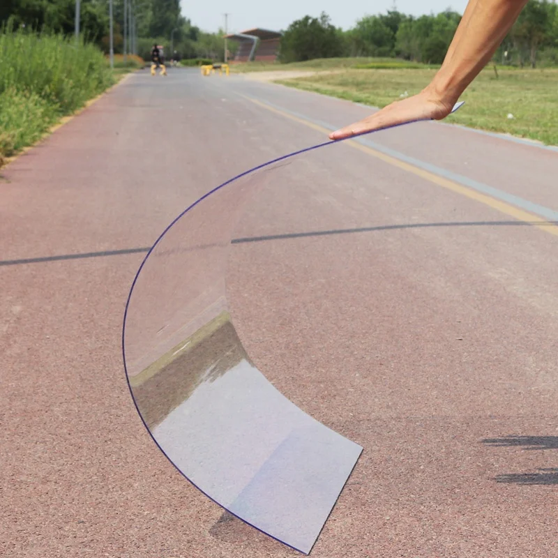 5mm 6mm Clear Greenhouse Roof Flat Polycarbonate Sheet Plastic Noise Barrier Solid Policarbonato Canopy Car Cover