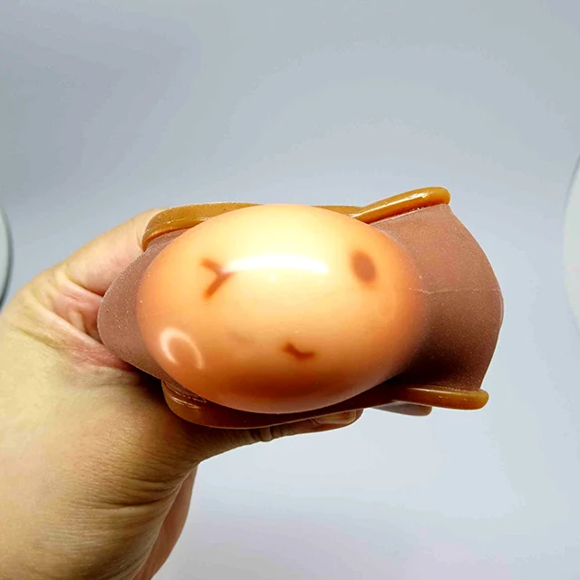 Wholesale Squeeze Animal Popping Emojin Cute Animal Squishy Softy Fidget Stress Reliver Squishy Toys
