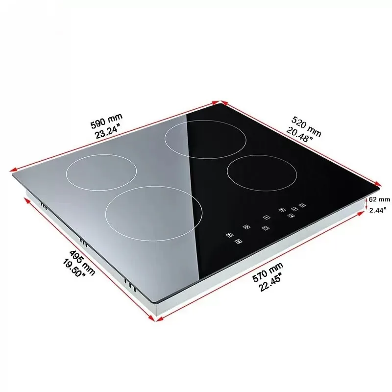 Energy Conservation 5000W Electric Stove Multi Burners Induction Cooker