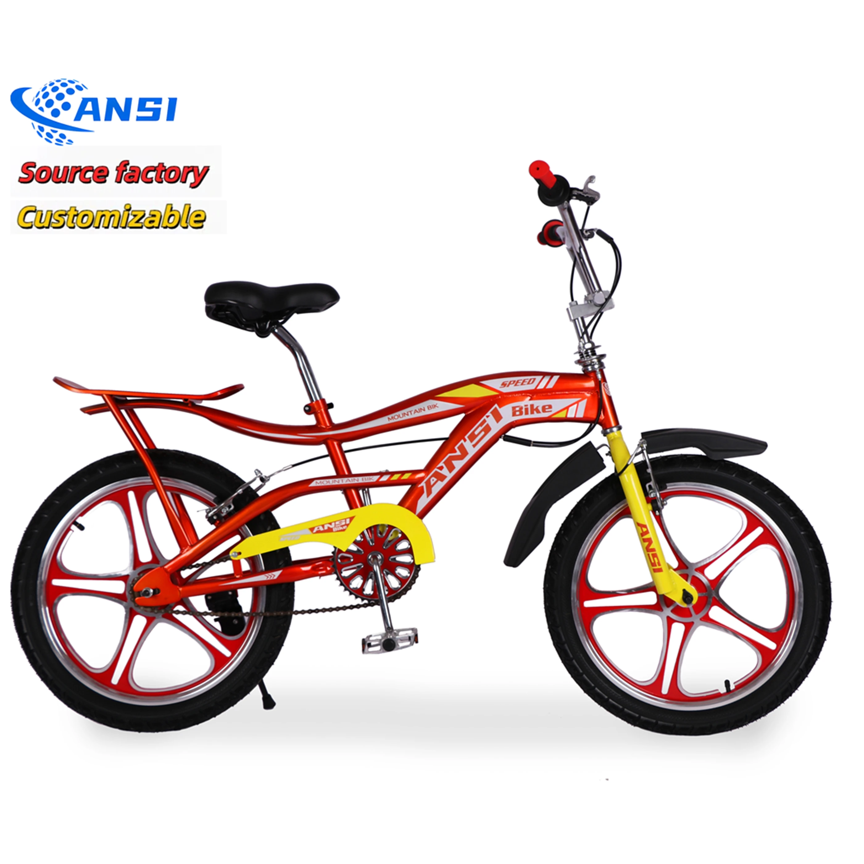 Новая индивидуальная 16/20 дюймовая детская коляска с мигающими колесами для детских велосипедов. Детские коляски детские велосипеды