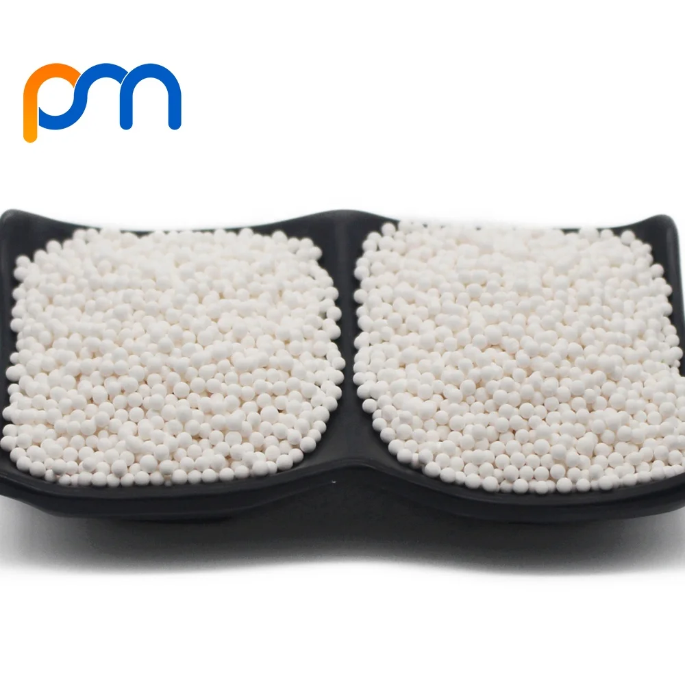 activated alumina ball contains great strength used in the drying of gas ethylene and propylene hydrogen-generation