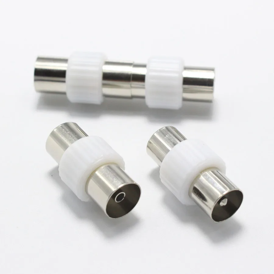 TV Plug jack Male to Male  Female to Female  for Antennas TV RF Coaxial Plugs Adapter Connector