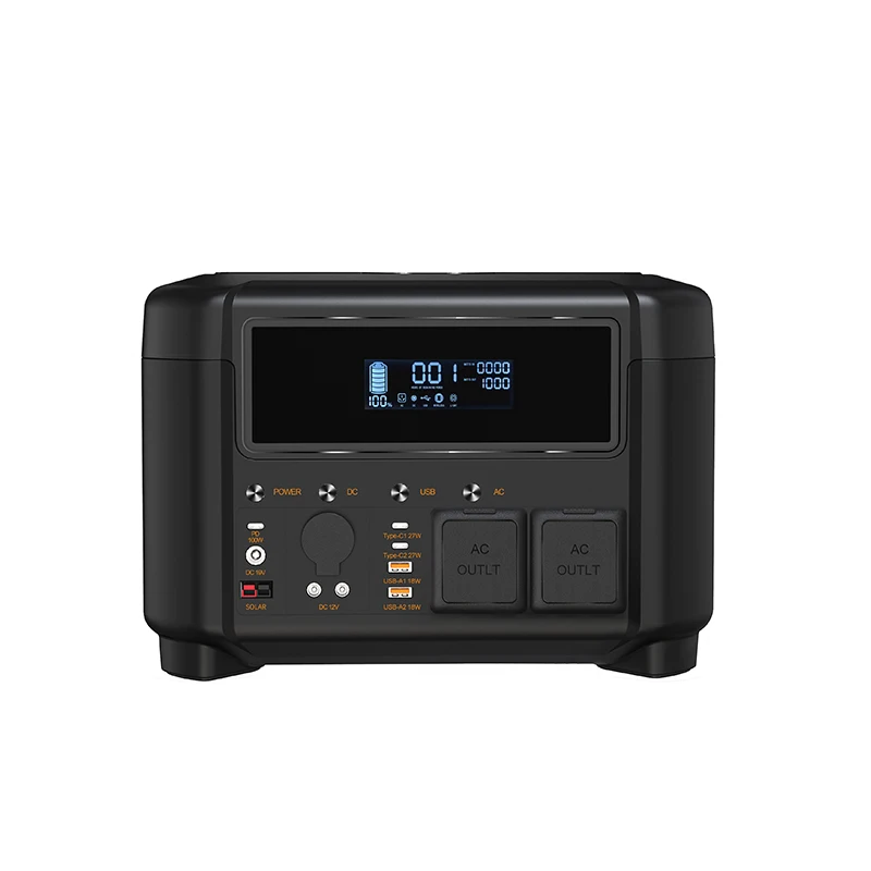 UPS 1080WH Portable Power Bank AC DC 300000mAh USB 1200W Power Station for Travel Laptop Camping