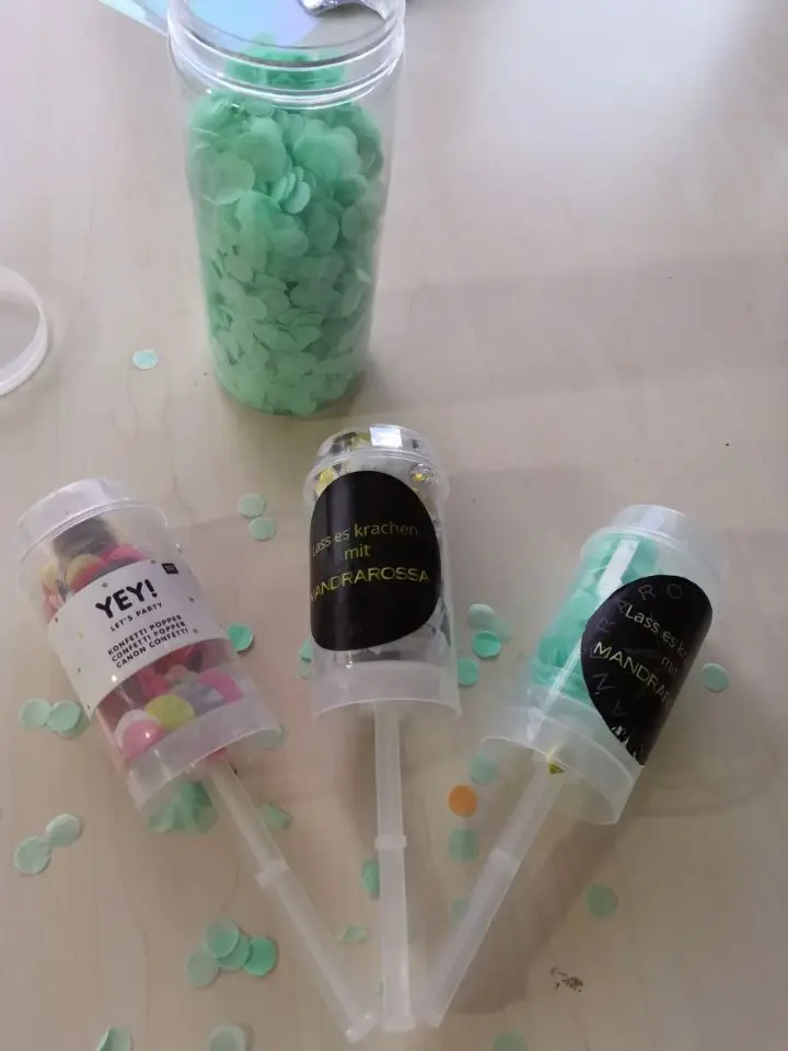 Круглые Бумажные конфетти, товары для вечеринок, пуш-поп конфетти