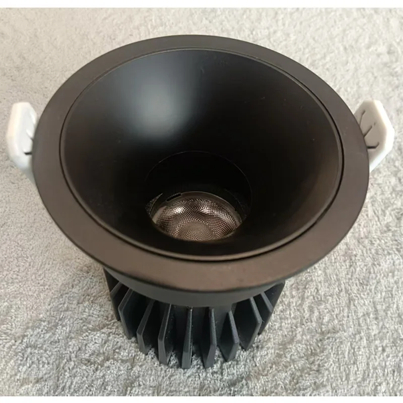 Aluminium anti glare adjustable tuya zigbee cob spotlight recessed 7 15 20 30 40 9 watts downlights 3cct dimmable led downlight