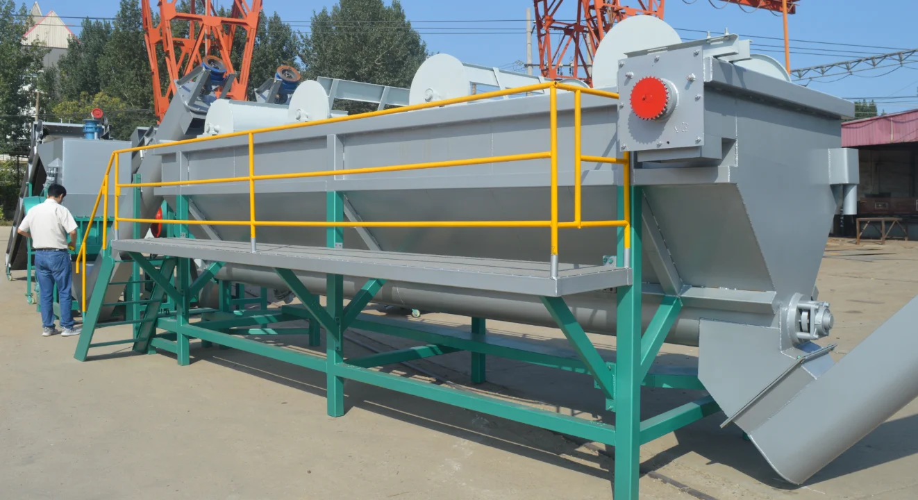 Plastic Washing Machine Plastic Floating Rinsing Tank Plastic Washer Haorui Product