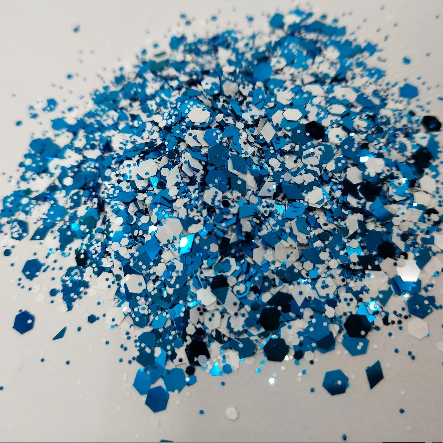 Bulk Craft Polyester Glitter Powder 1/128 Chunky Mix Steel Tumbler Glitter