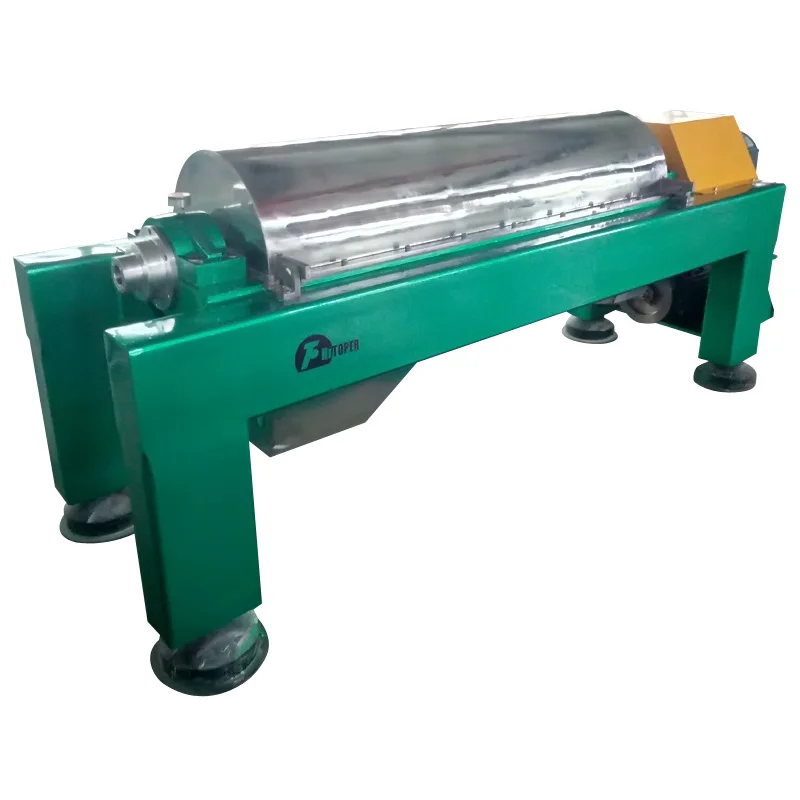 decanter centrifuge as beer yeast dehydration separator used in beer industry