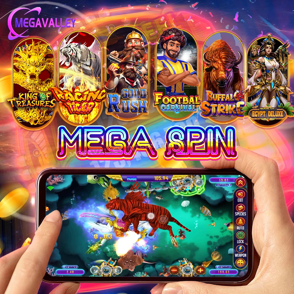 Megaspin Mobile Fish Game Software Reel Skill Feature Usa Popular Classic Online Fish Game Develop Market Hot Online Fish Game