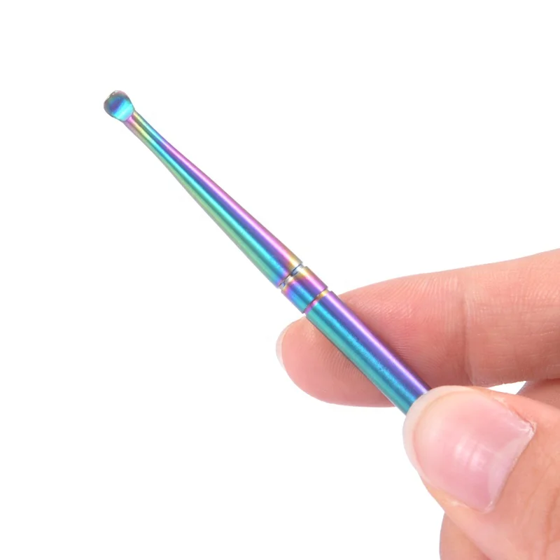 MISS YOU   Stainless Steel Earpick Remover Painless Dirt Fluid Ear Cleaning Tools Smooth Earwax Remover Cleaner