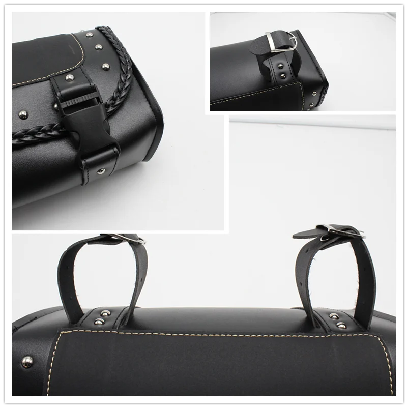 Travel Leather Bag Saddle Bags for Motorcycle