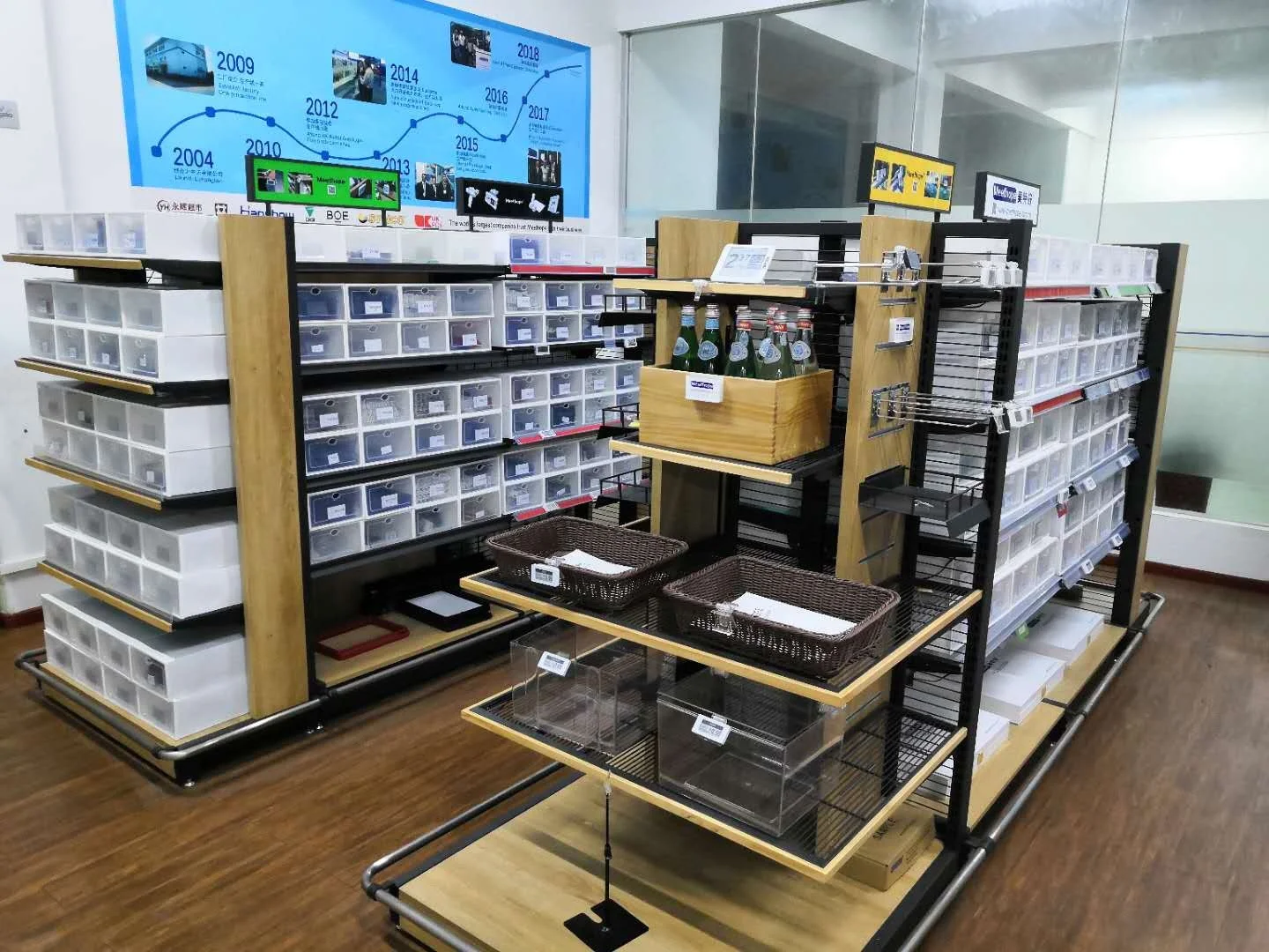 Meethope Store supermarket  hanging shelf edge data strip pvc extruded plastic price self adhesive label holder