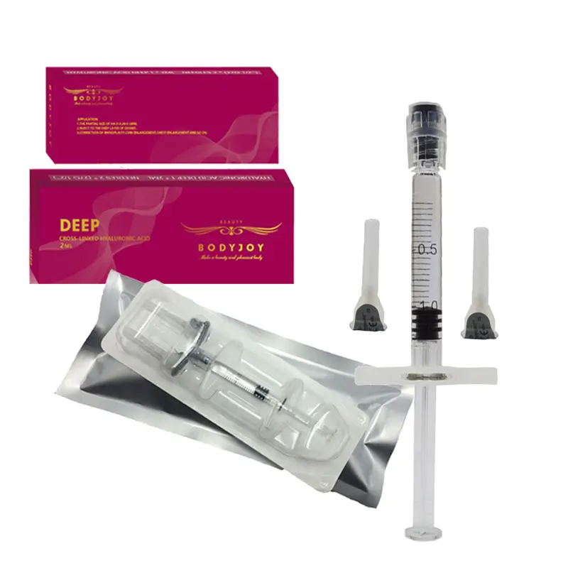 
Bodyjoy 1ml medium line hyaluronic acid injection gel dermal filler cross linked 