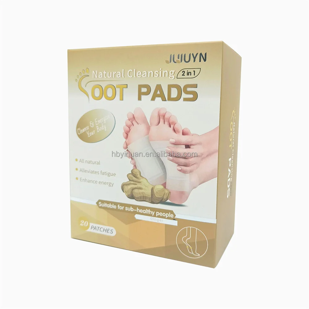 Problem Solving Products Custom Cleansing Foot Pads Health Care Products Foot massage Pad 2 In 1 Bamboo Detox Foot Patch