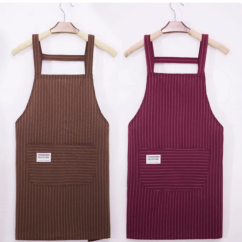 Wholesale Cheap Customized Practical Helpful Durable Convenient Recycled Waterproof Restaurant Lady Polyester Aprons with logo