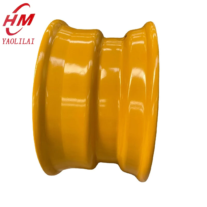 Rim manufacturer skid steer loader rims 8.25x16.5 steel custom rims 8 holes for 10-16.5 tire