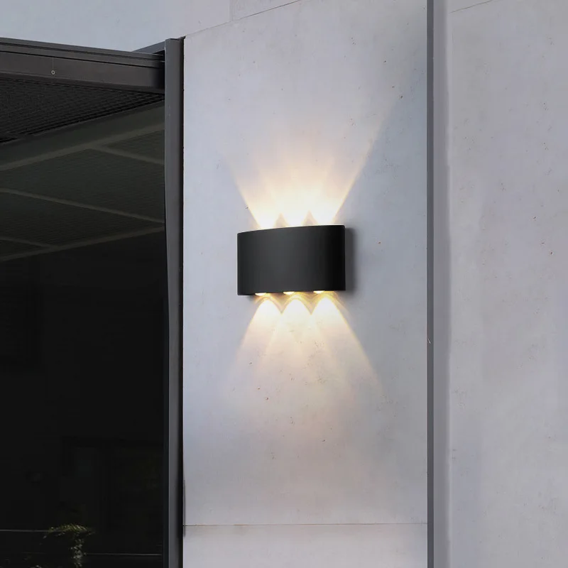Led Wall Light Indoor Aluminum Decoration Interior Lighting Up and Down Waterproof wall light Outdoor Garden Wall Lamp