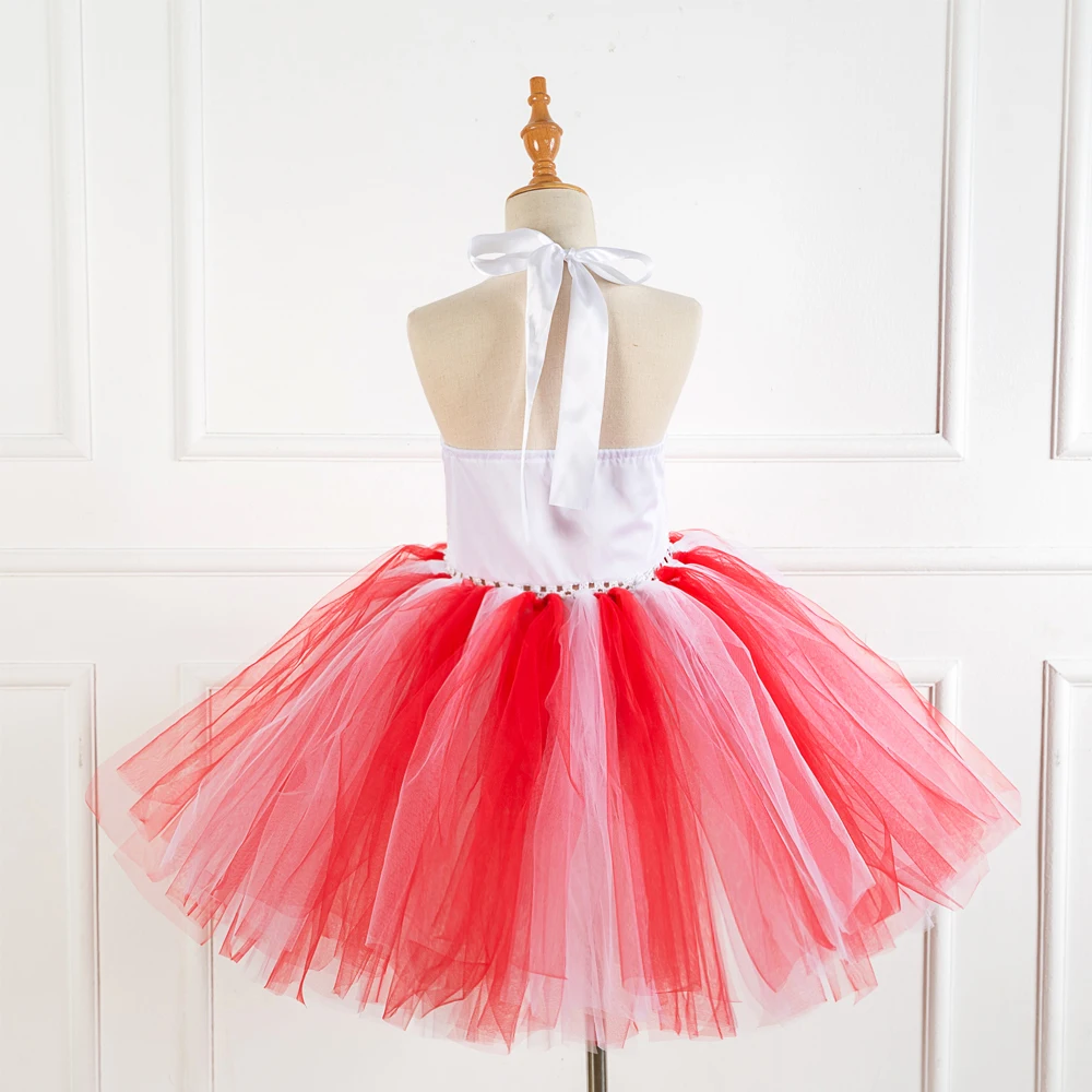 Kids Christmas Elk Reindeer Antlers Headband  Sequin Party Dress Tutu Prom Pageant Dresses SX-HD93422-93426