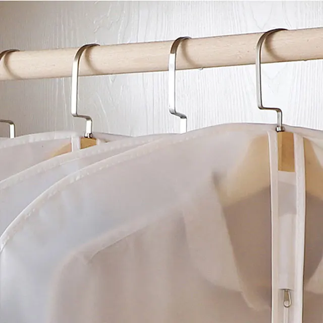 Легкие прозрачные сумки на заказ с боковой молнией моющийся подвесной пылезащитный чехол для платья