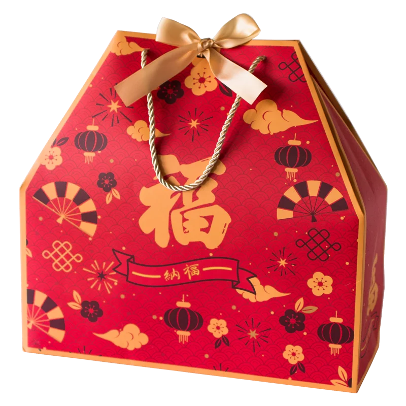 Custom high quality Chinese New Year paper box carton packing