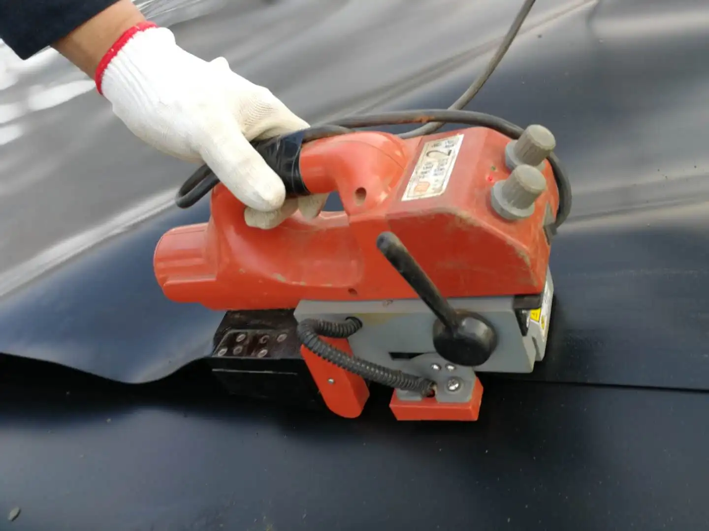 Большой пластиковый вкладыш пруда hdpe геомембраны 1 мм лист