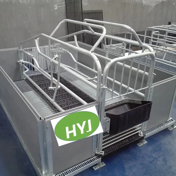 PVC Board Pig Farm Covered Farrowing Crates For Sale European Style