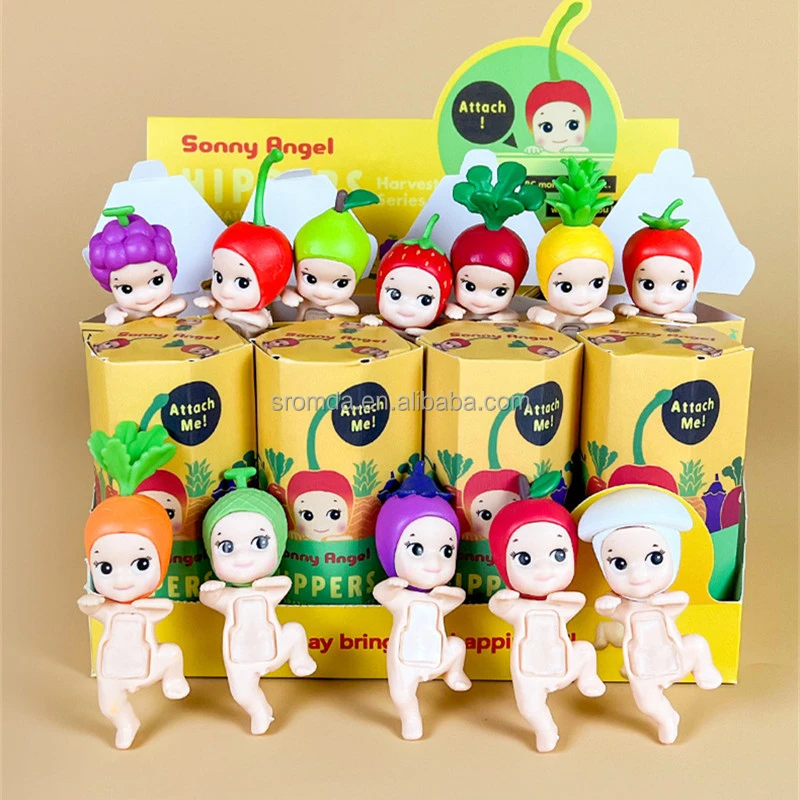Sromda Sonny Angel Blind Box Harvest Series Fruit And Vegetable Anime Mini Figure Ornaments Dolls Fans Children Christmas Gift