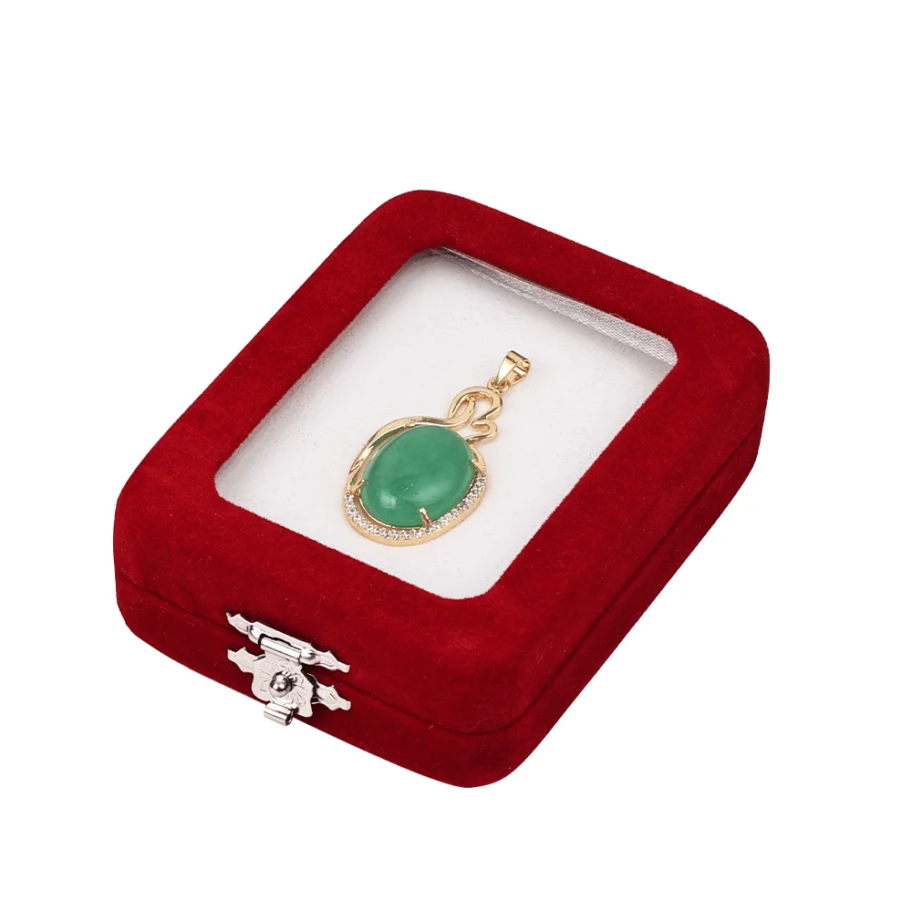 Jewelry Storage Case Clear Window Silver Lock Ring Earrings Gift Boxes Jewelry Display Necklace Jewelry Boxes