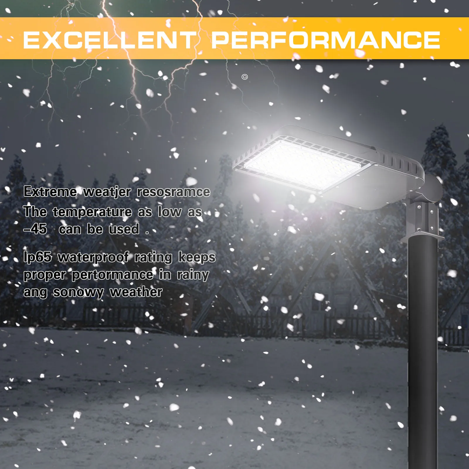 In Stock US Canada 5 Years Warranty Intelligent Street Light IP65 100W-300W LED Parking Lot Shoebox Street Light with Controller