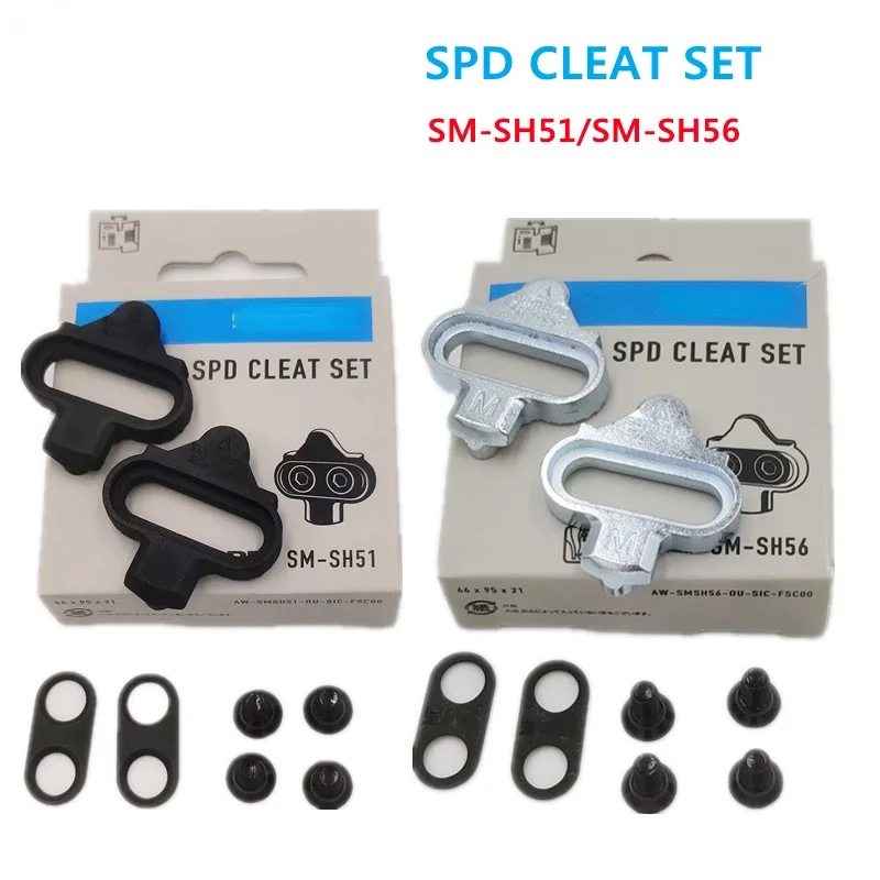 Shimano SPD SM SH56 SH51 Bicycle MTB Bike Release Multi-Release Pedal Stollen Cleat Mutter Platten Float Pedal Cleat Shimano