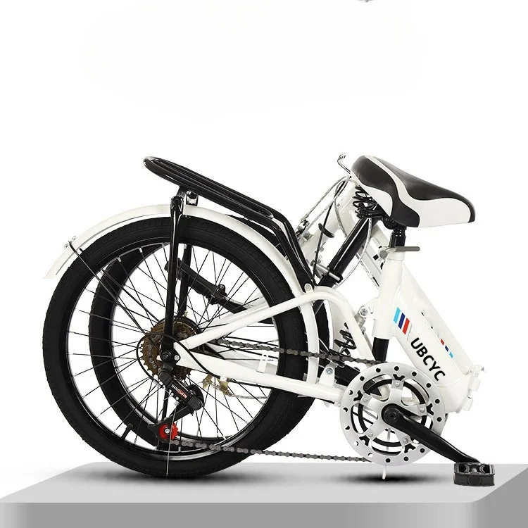 Manufacturers directly supply 20-inch folding bicycle variable speed  adult  6-speed folding bike with shock absorption