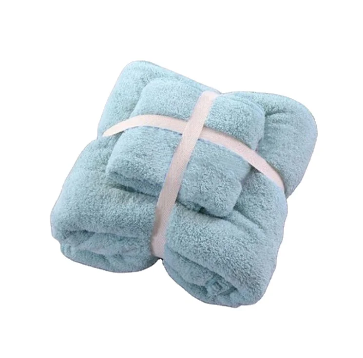 Комплект полотенец из микрофибры и кораллового флиса