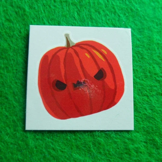 custom cute design animal tattoos non-toxic halloween temporary tattoo sticker pumpkin